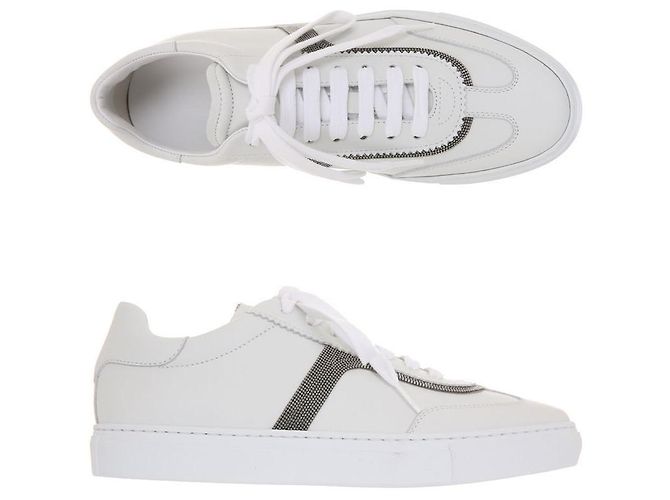 Brunello Cucinelli Sneakers Monili Bianco - vista 2