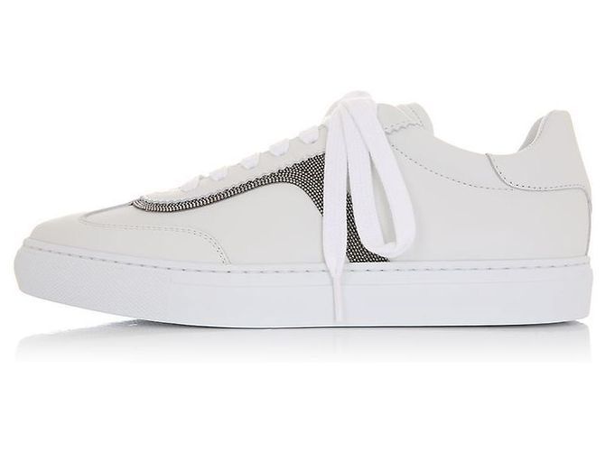Brunello Cucinelli Sneakers Monili Bianco - vista 3