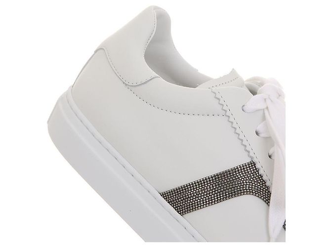 Brunello Cucinelli Sneakers Monili Bianco - vista 9