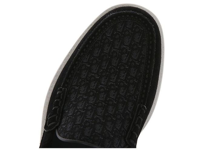 Dior Mocassini in Suede Obliquo Granville Nero - vista 8