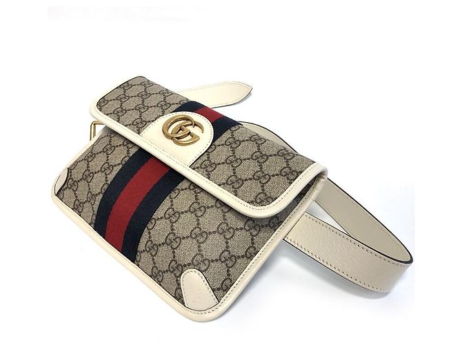 Gucci Borsa a tracolla Ophidia GG Supreme Multicolore - vista 6