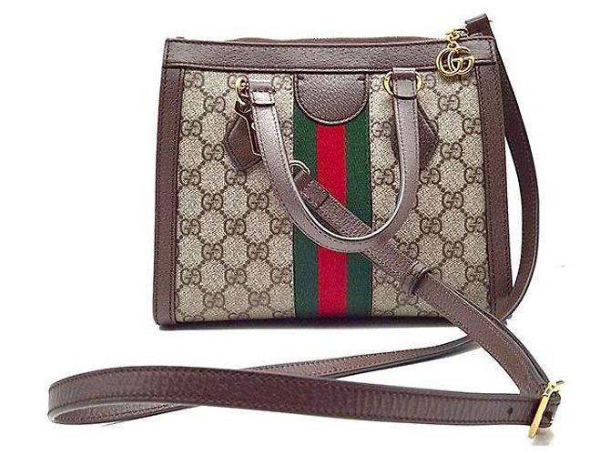Gucci Borsa a Spalla Ophidia GG Piccola Multicolore - vista 3