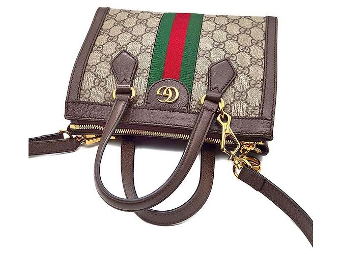Gucci Borsa a Spalla Ophidia GG Piccola Multicolore - vista 6