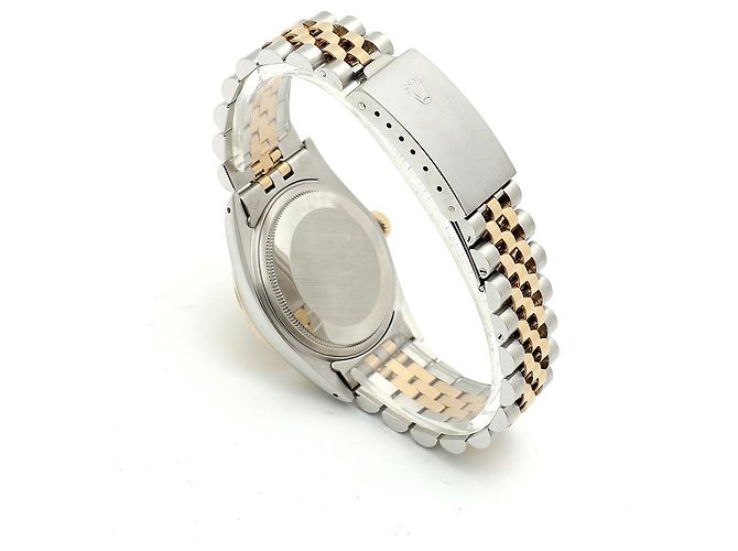 Rolex Montre Combi Homme Datejust Vintage Cadran Lin Multicolore - vue 17