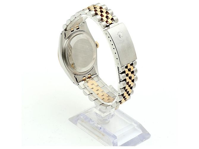 Rolex Montre Combi Homme Datejust Vintage Cadran Lin Multicolore - vue 5