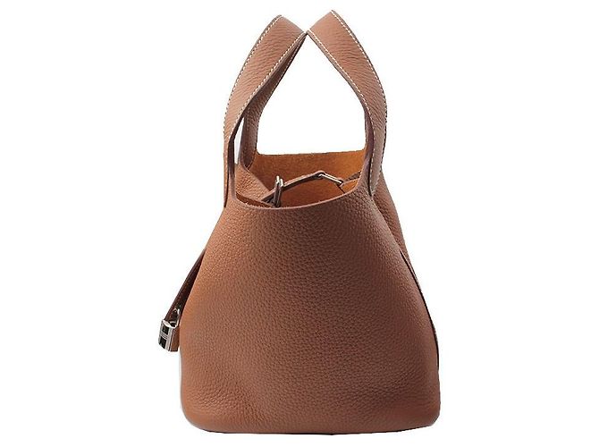Hermès Picotin Gold Silver Dourado - vista 2
