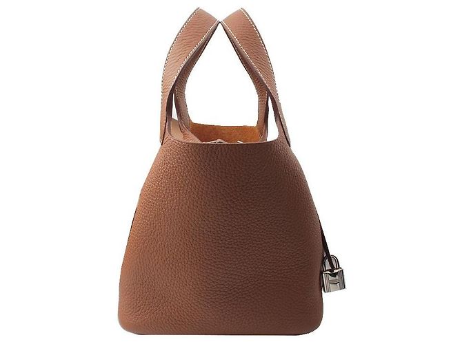 Hermès Picotin Gold Silver Dourado - vista 3