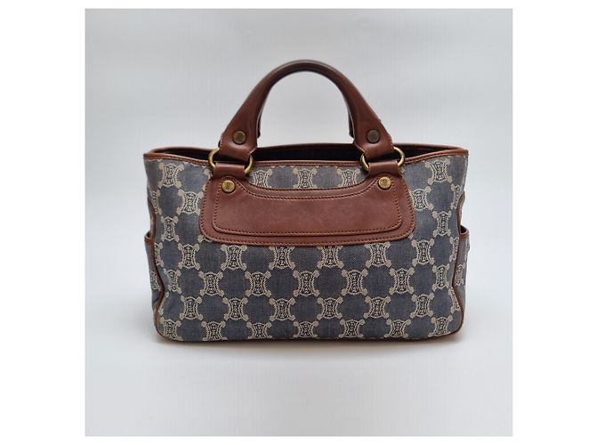 Céline Borsa Tote in Denim Canvas Triomphe (Premium, Borsa a Mano) - vista 2
