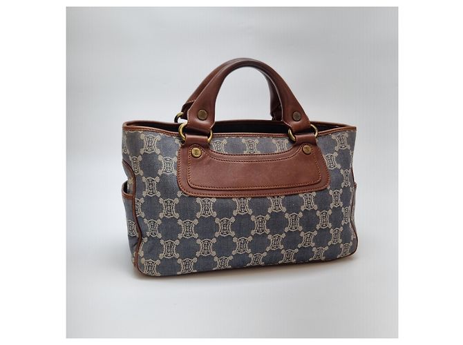 Céline Borsa Tote in Denim Canvas Triomphe (Premium, Borsa a Mano) - vista 4