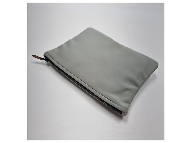 Hermès Pouch Bain in Neoprene MM (Unisex) Marrone - vista 9