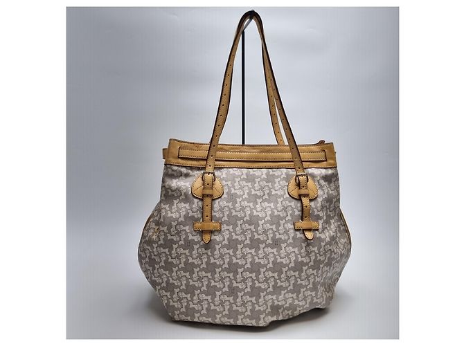 Céline Macadam-Muster Schultertasche (Große Einkaufstasche) Braun - Ansicht 11