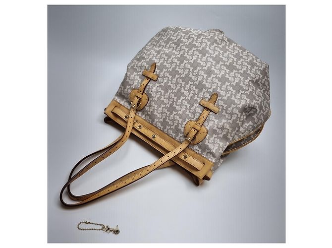 Céline Macadam-Muster Schultertasche (Große Einkaufstasche) Braun - Ansicht 12