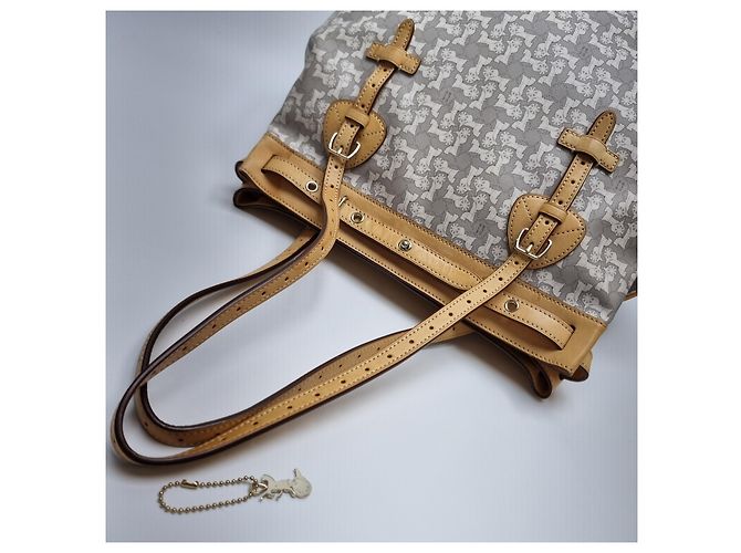 Céline Macadam-Muster Schultertasche (Große Einkaufstasche) Braun - Ansicht 13