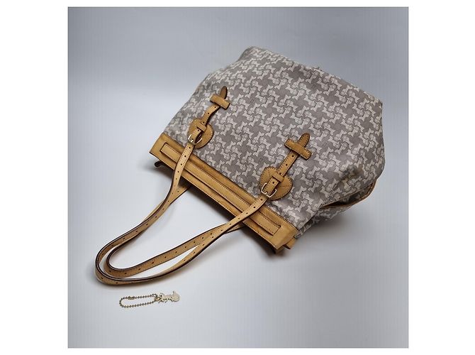 Céline Macadam-Muster Schultertasche (Große Einkaufstasche) Braun - Ansicht 14