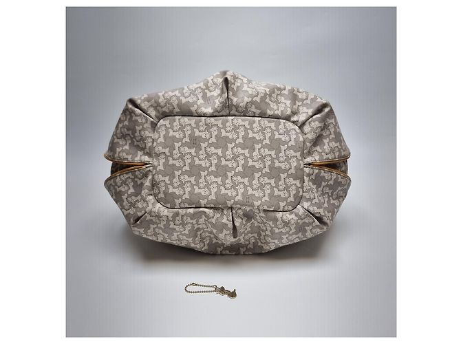 Céline Macadam-Muster Schultertasche (Große Einkaufstasche) Braun - Ansicht 16