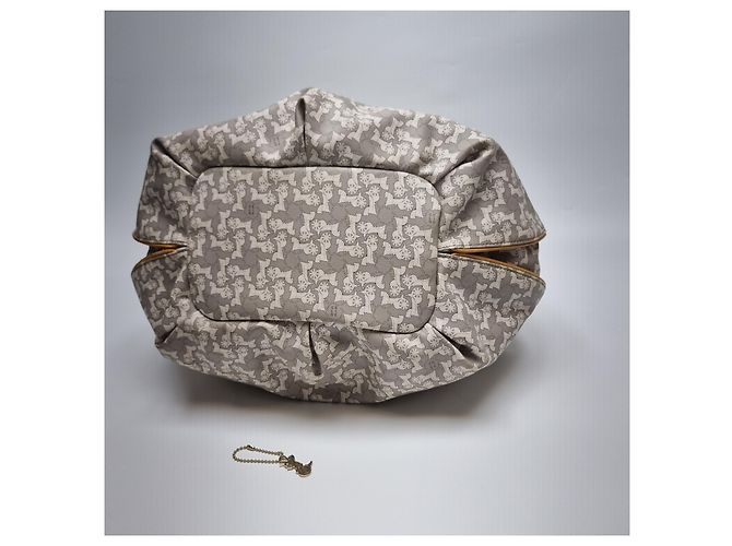 Céline Macadam-Muster Schultertasche (Große Einkaufstasche) Braun - Ansicht 17