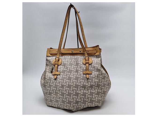 Céline Macadam-Muster Schultertasche (Große Einkaufstasche) Braun - Ansicht 3