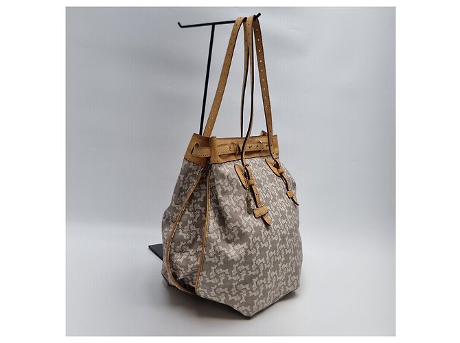 Céline Macadam-Muster Schultertasche (Große Einkaufstasche) Braun - Ansicht 5