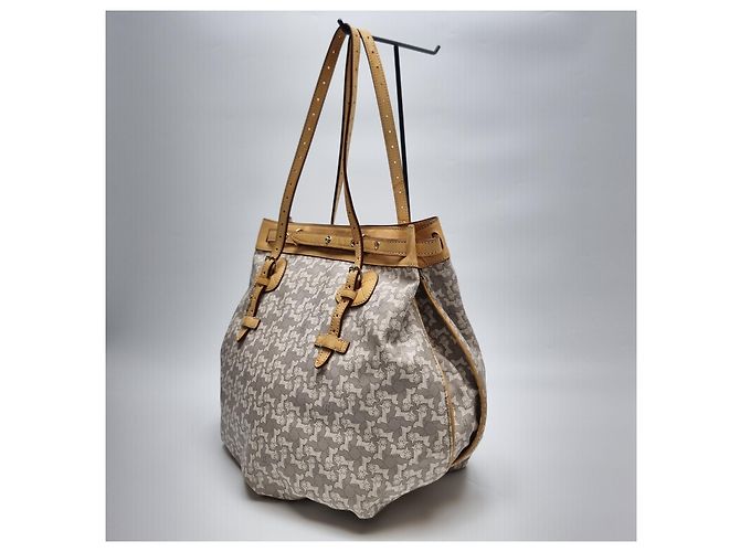 Céline Macadam-Muster Schultertasche (Große Einkaufstasche) Braun - Ansicht 6