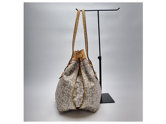 Céline Macadam-Muster Schultertasche (Große Einkaufstasche) Braun - Ansicht 7