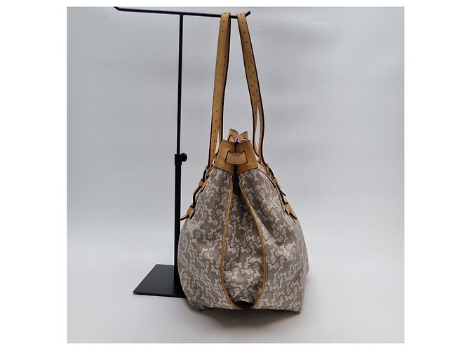Céline Macadam-Muster Schultertasche (Große Einkaufstasche) Braun - Ansicht 8