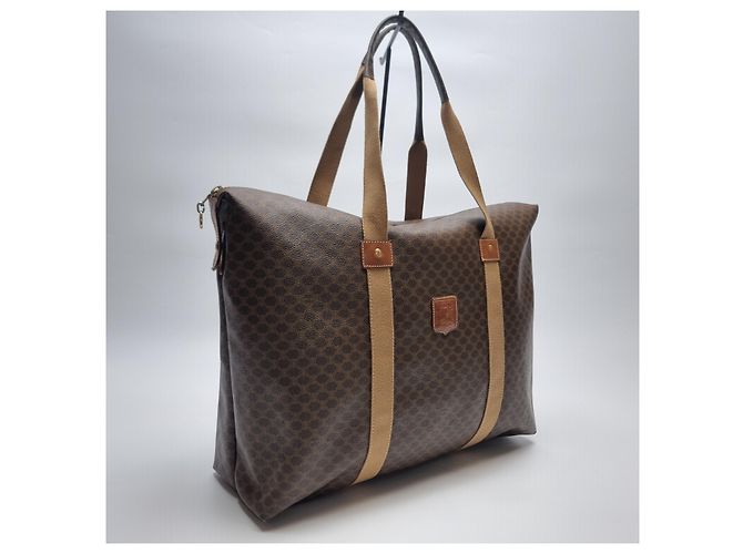 Céline Borsa Tote Macadam (Borsa Boston Premium, Borsa da Viaggio Unisex) Marrone - vista 5
