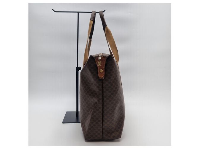 Céline Borsa Tote Macadam (Borsa Boston Premium, Borsa da Viaggio Unisex) Marrone - vista 7