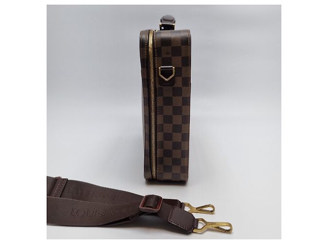 Organizer Louis Vuitton Borsa documenti unisex Damier Savana Marrone - vista 7