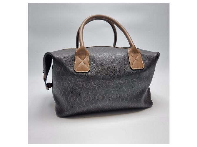 Dior Borsa Boston Honeycomb Tote (Borsa da golf premium, Borsa da viaggio) Marrone - vista 12