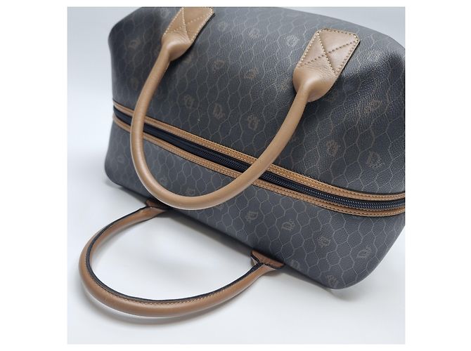 Dior Borsa Boston Honeycomb Tote (Borsa da golf premium, Borsa da viaggio) Marrone - vista 14