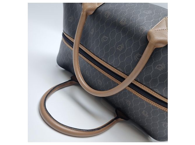 Dior Borsa Boston Honeycomb Tote (Borsa da golf premium, Borsa da viaggio) Marrone - vista 16