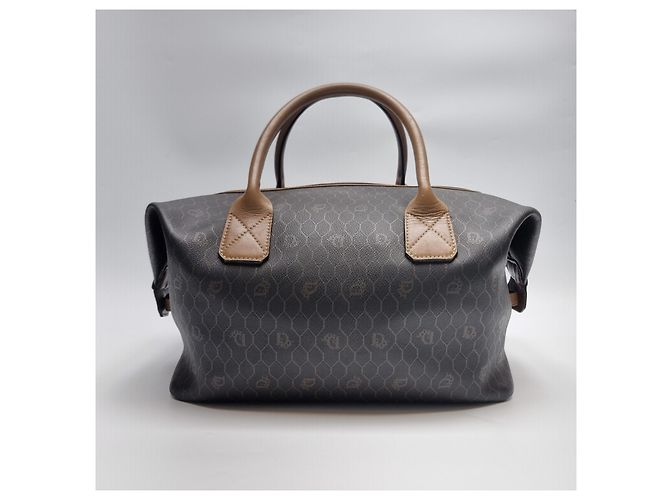Dior Borsa Boston Honeycomb Tote (Borsa da golf premium, Borsa da viaggio) Marrone - vista 2