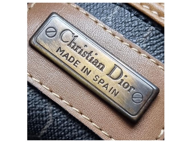 Dior Borsa Boston Honeycomb Tote (Borsa da golf premium, Borsa da viaggio) Marrone - vista 21