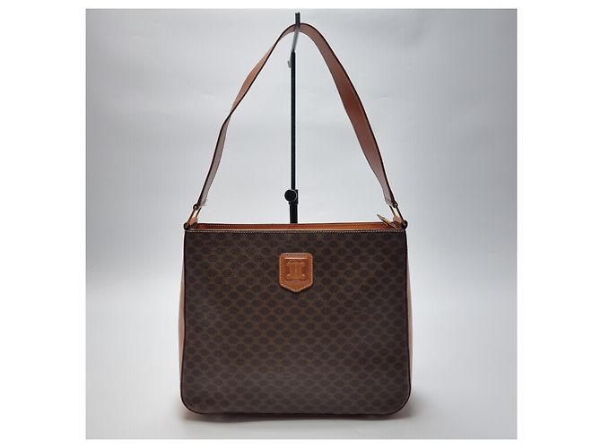 Céline Triomphe Macadam Schultertasche Braun - Ansicht 2