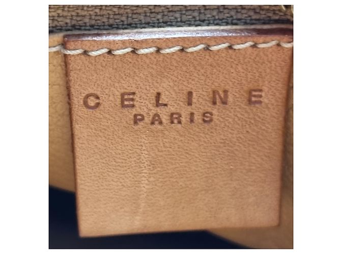 Céline Triomphe Macadam Schultertasche Braun - Ansicht 20