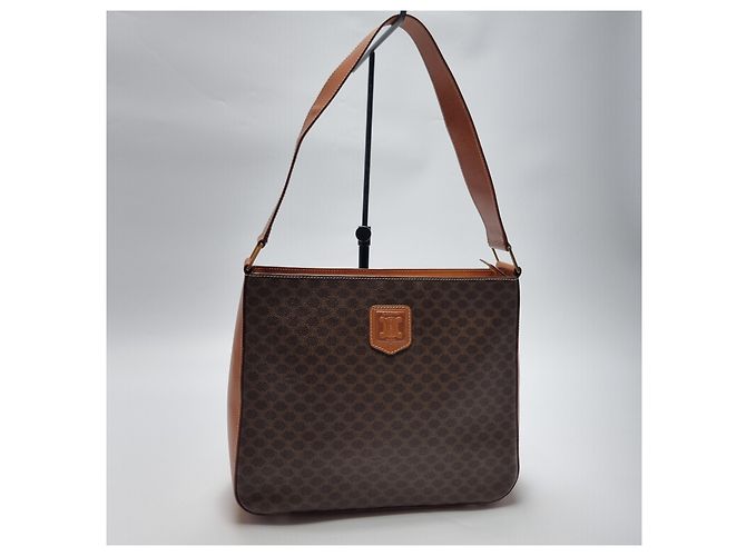 Céline Triomphe Macadam Schultertasche Braun - Ansicht 4