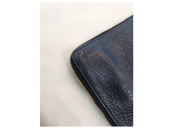 Balenciaga Clutch in metallo classico Blu - vista 20