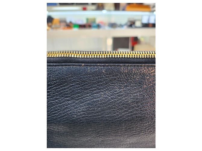 Balenciaga Clutch in metallo classico Blu - vista 22