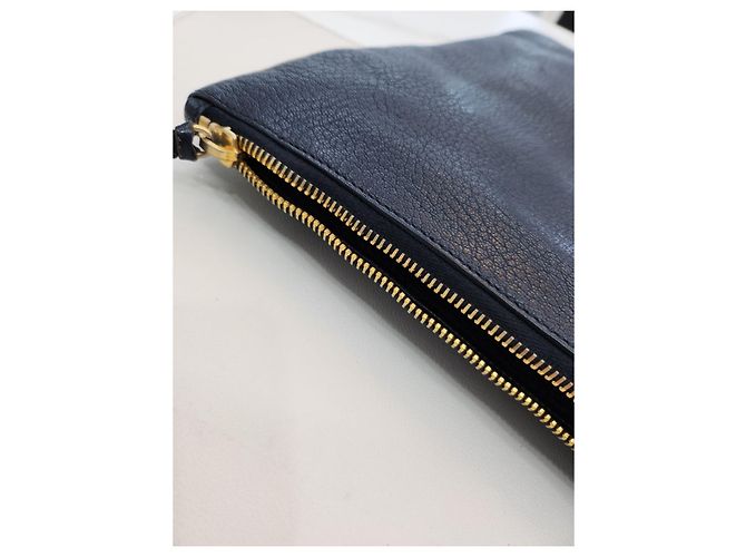 Balenciaga Clutch in metallo classico Blu - vista 23