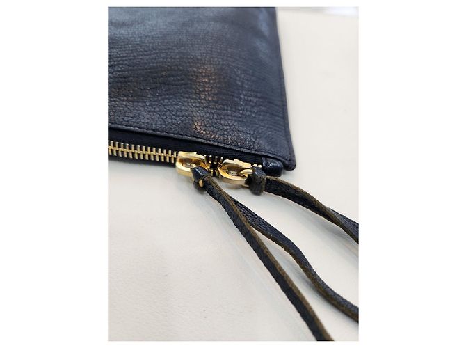 Balenciaga Clutch in metallo classico Blu - vista 24
