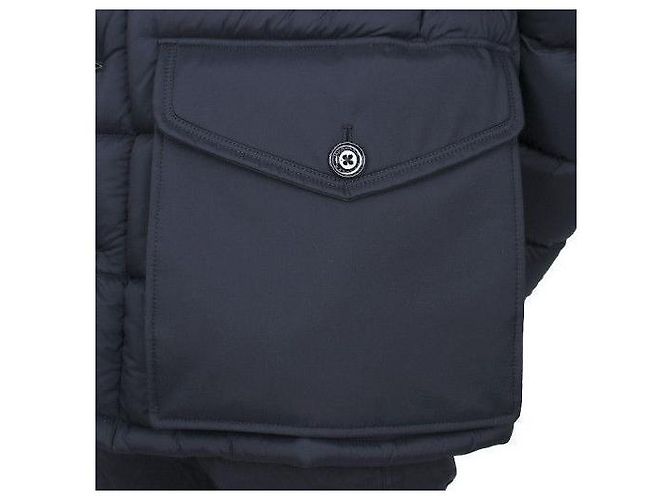 Moncler Giacca con cappuccio Cluny Down Blu Navy - vista 15