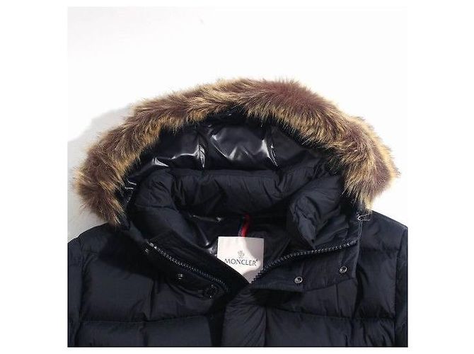 Moncler Giacca con cappuccio Cluny Down Blu Navy - vista 5