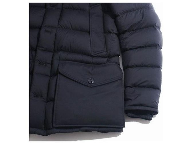 Moncler Giacca con cappuccio Cluny Down Blu Navy - vista 7