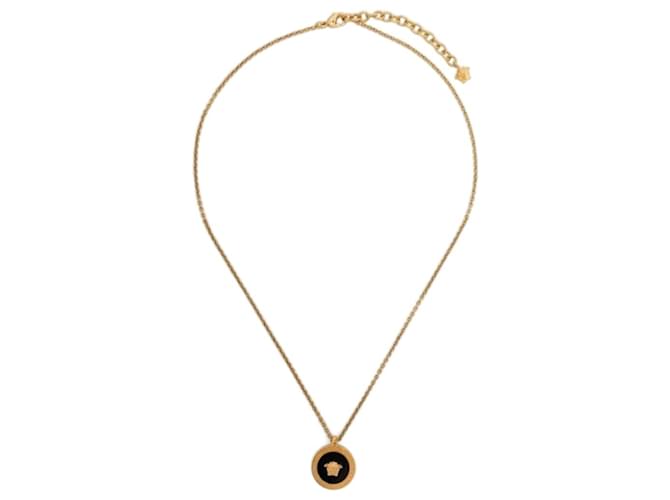 Versace Collana Pendente Medusa Nera Nero - vista 4