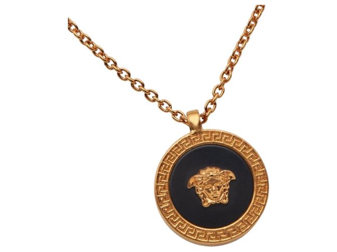 Versace Collana Pendente Medusa Nera Nero - vista 9