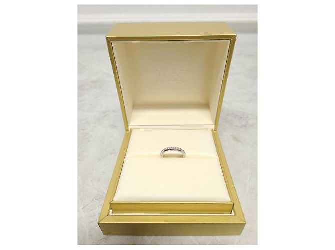 Piaget Besitzring aus Weißgold mit Diamanten Silber - Ansicht 2