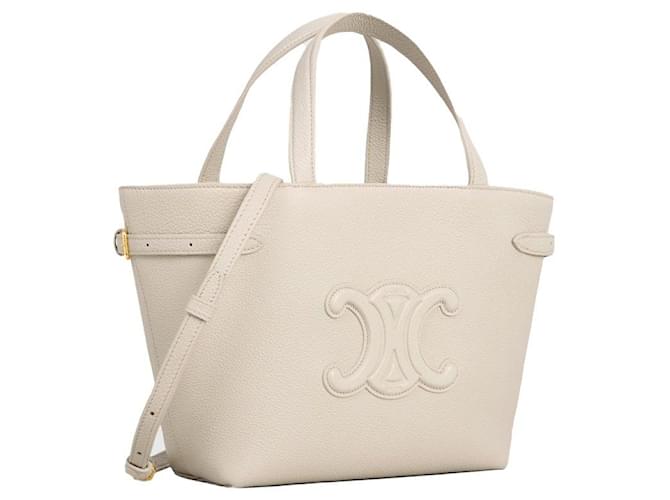 Céline Mini Cabas Anais Kuir Triomphe Hellbeige Braun - Ansicht 2