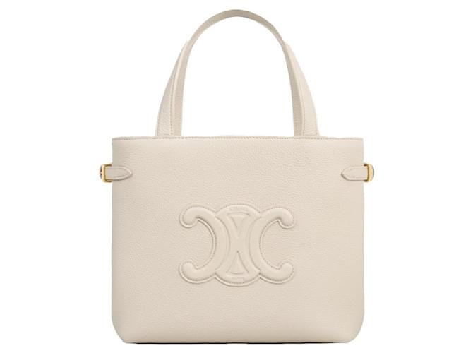 Céline Mini Cabas Anais Kuir Triomphe Hellbeige Braun - Ansicht 5