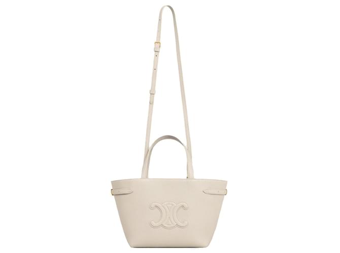 Céline Mini Cabas Anais Kuir Triomphe Hellbeige Braun - Ansicht 6