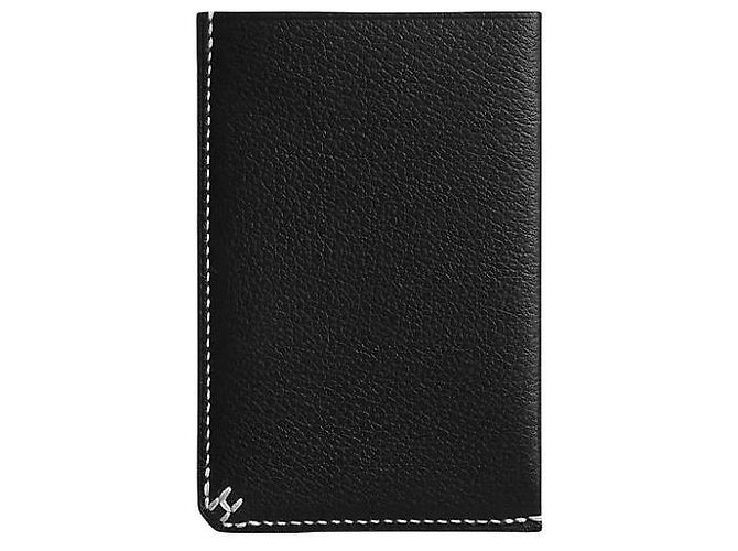 Hermès Cellier Card Holder Wallet Noir Black - view 2